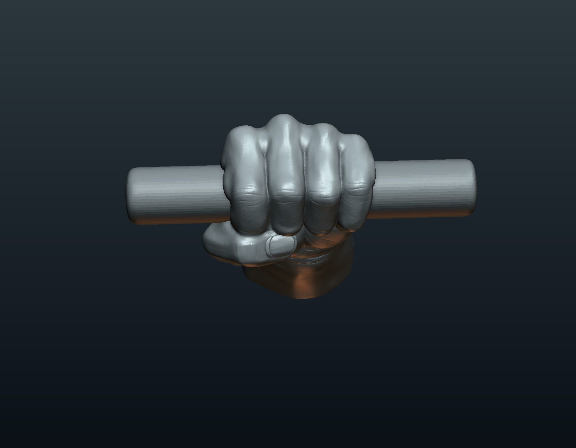 Fist Hand 3D print model_14
