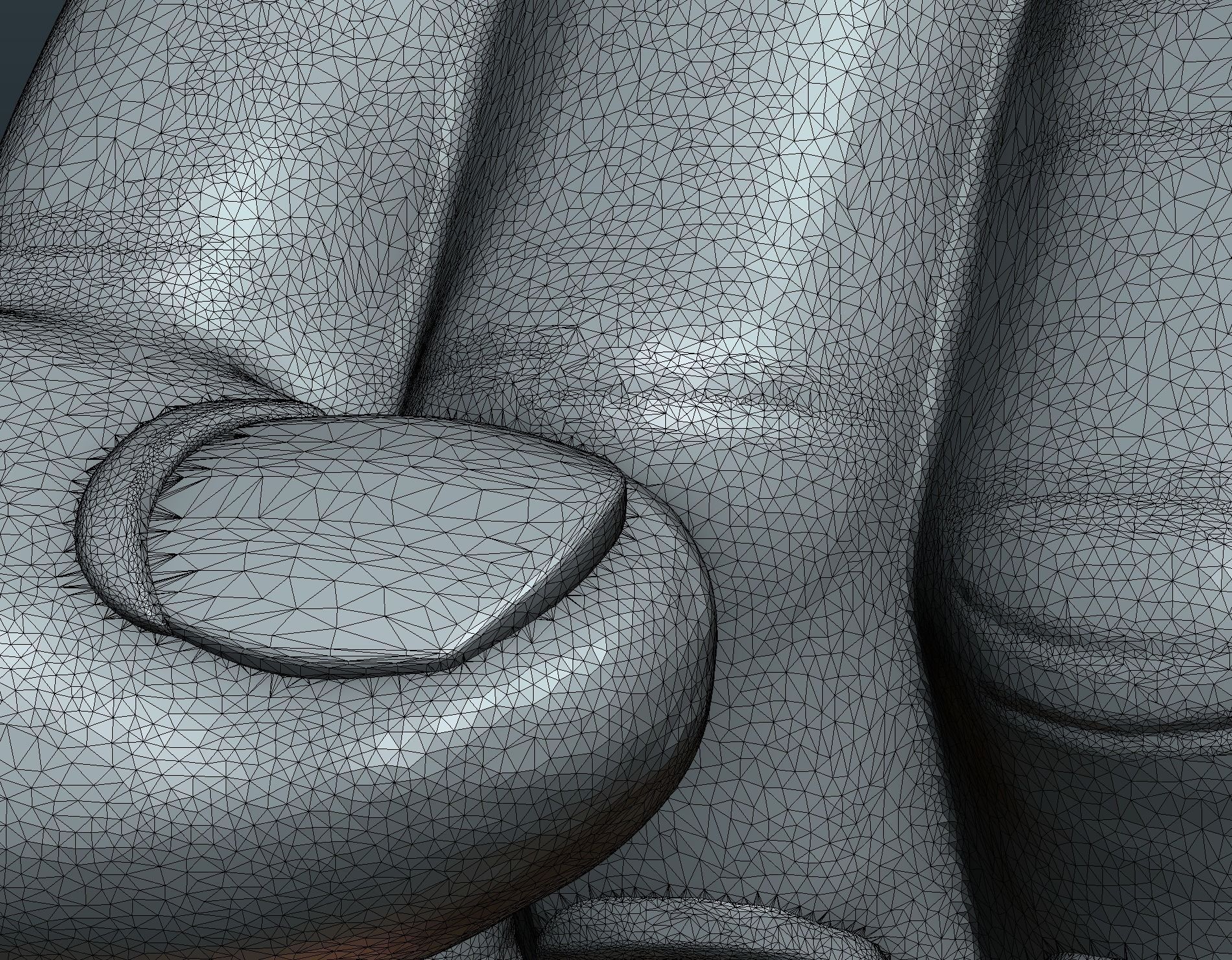 Fist Hand 3D print model_22