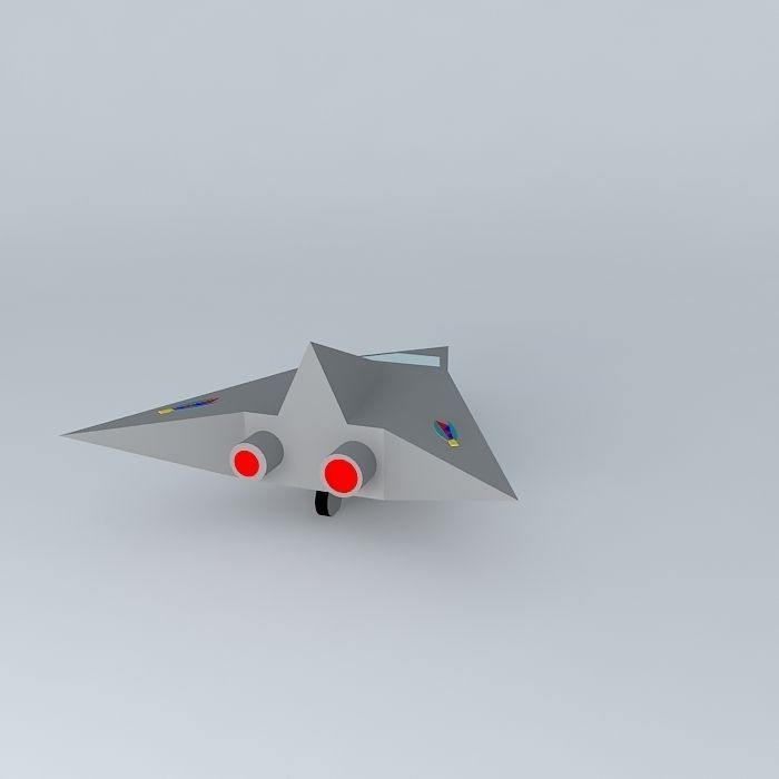 jet 2 fighter Free 3D model_1