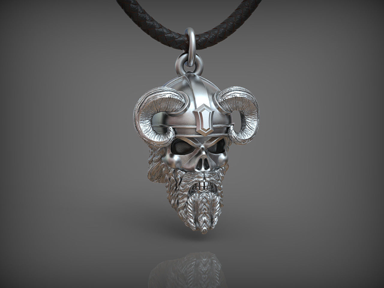 Pendant Skull 02 3D print model