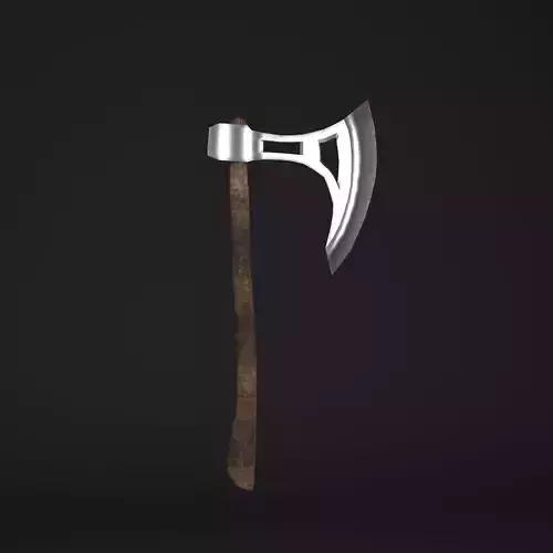 Battle Axe Breaker Free low-poly 3D model