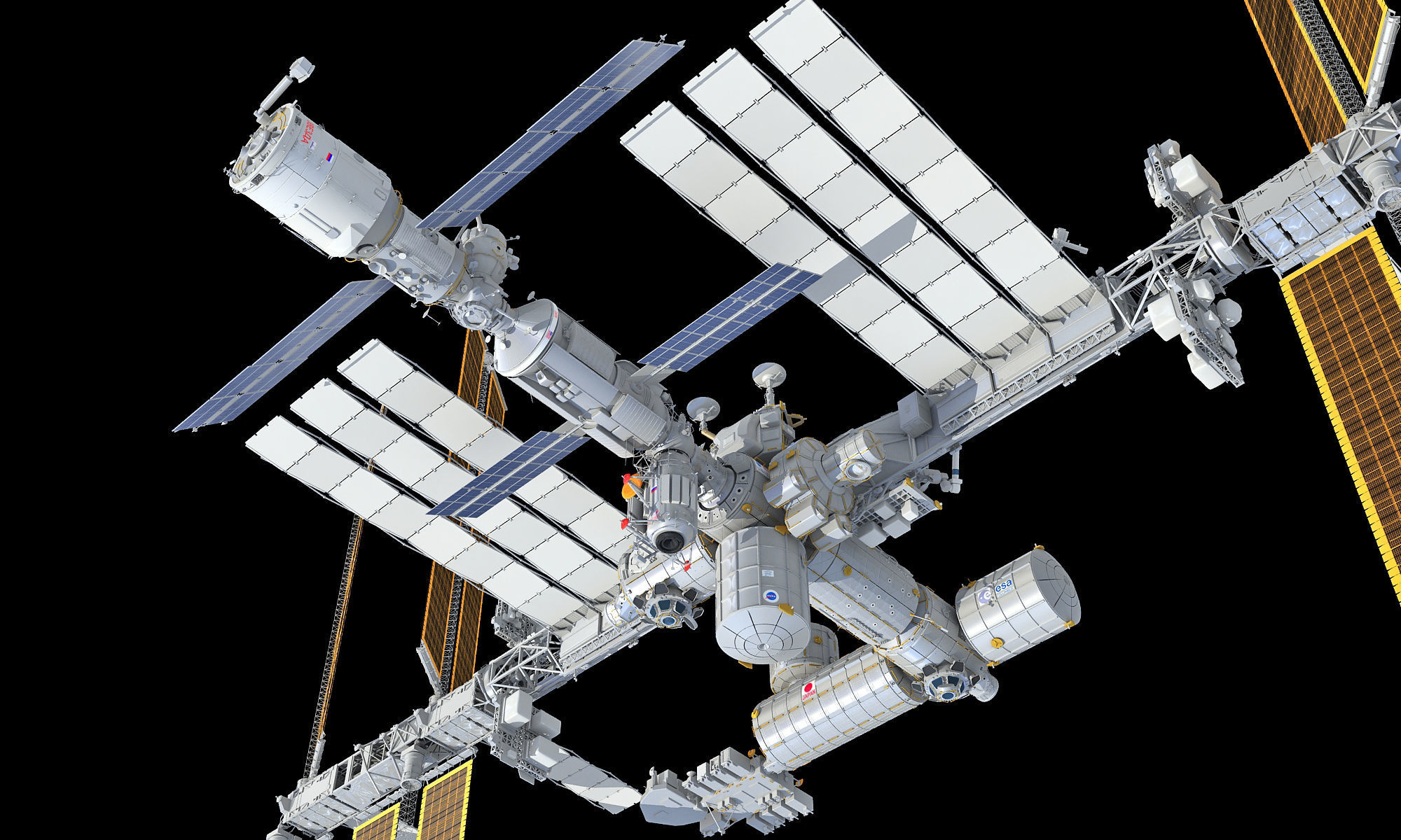 ISS International Space Station 3D model_13