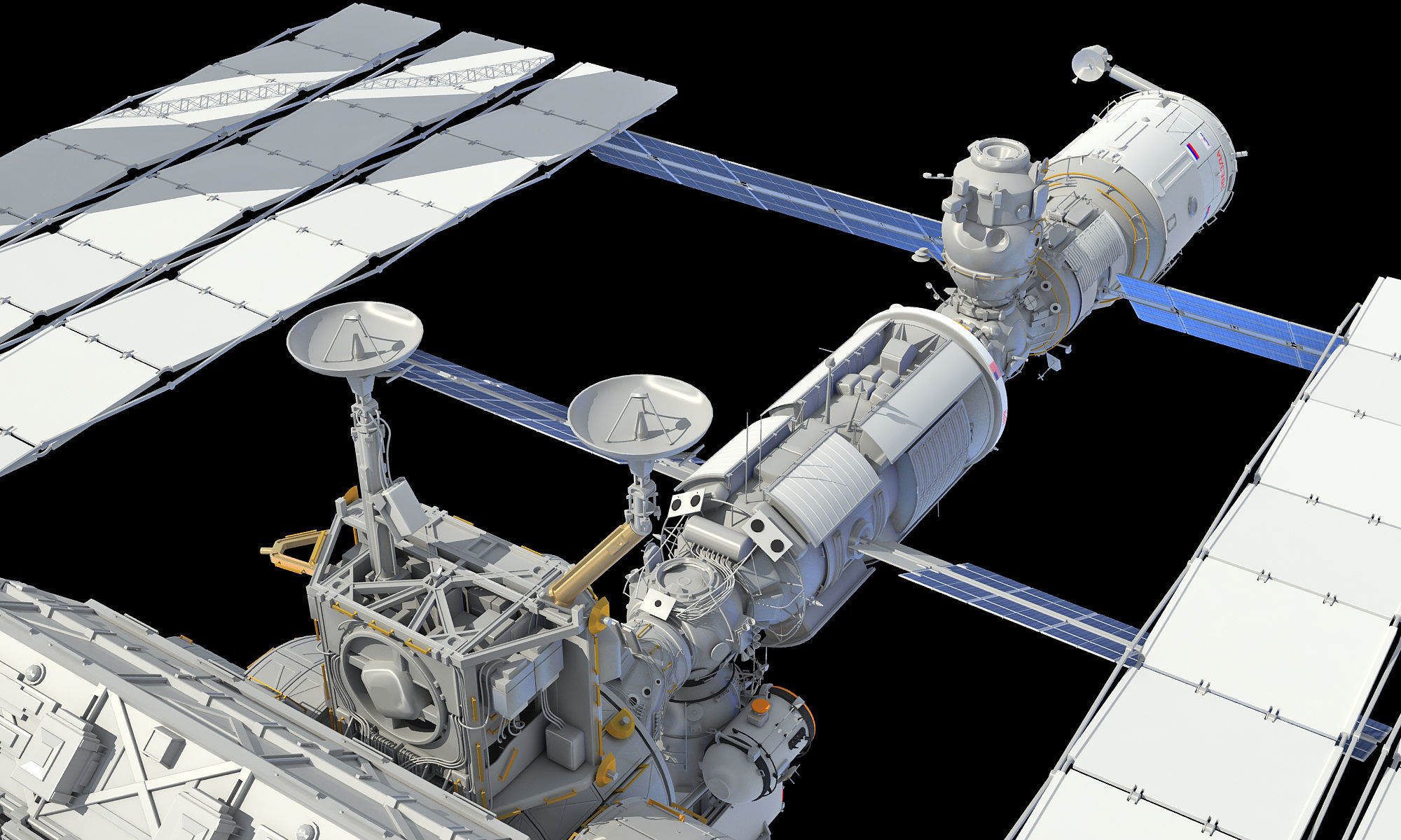 ISS International Space Station 3D model_19