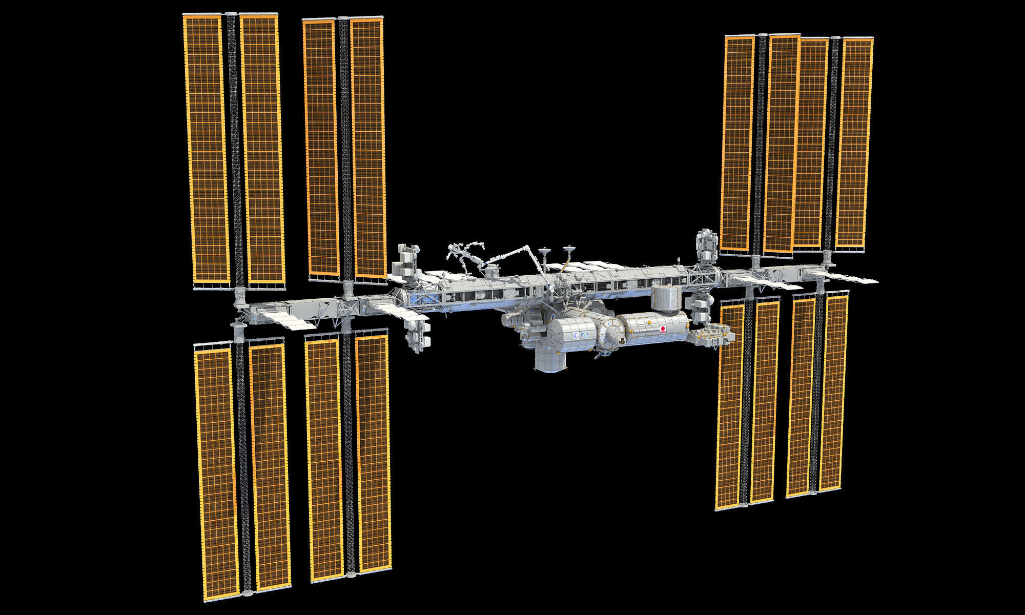 ISS International Space Station 3D model_2
