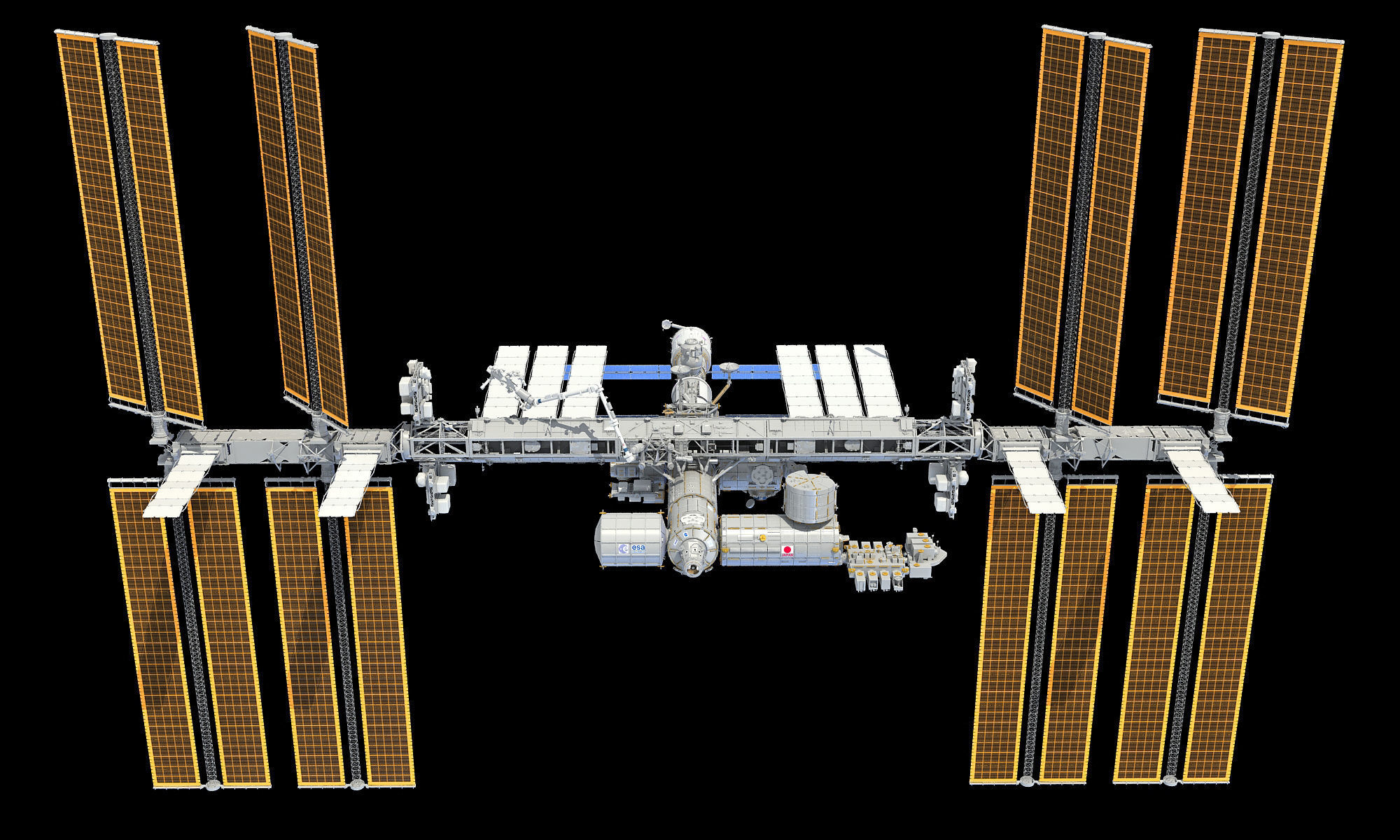 ISS International Space Station 3D model_1