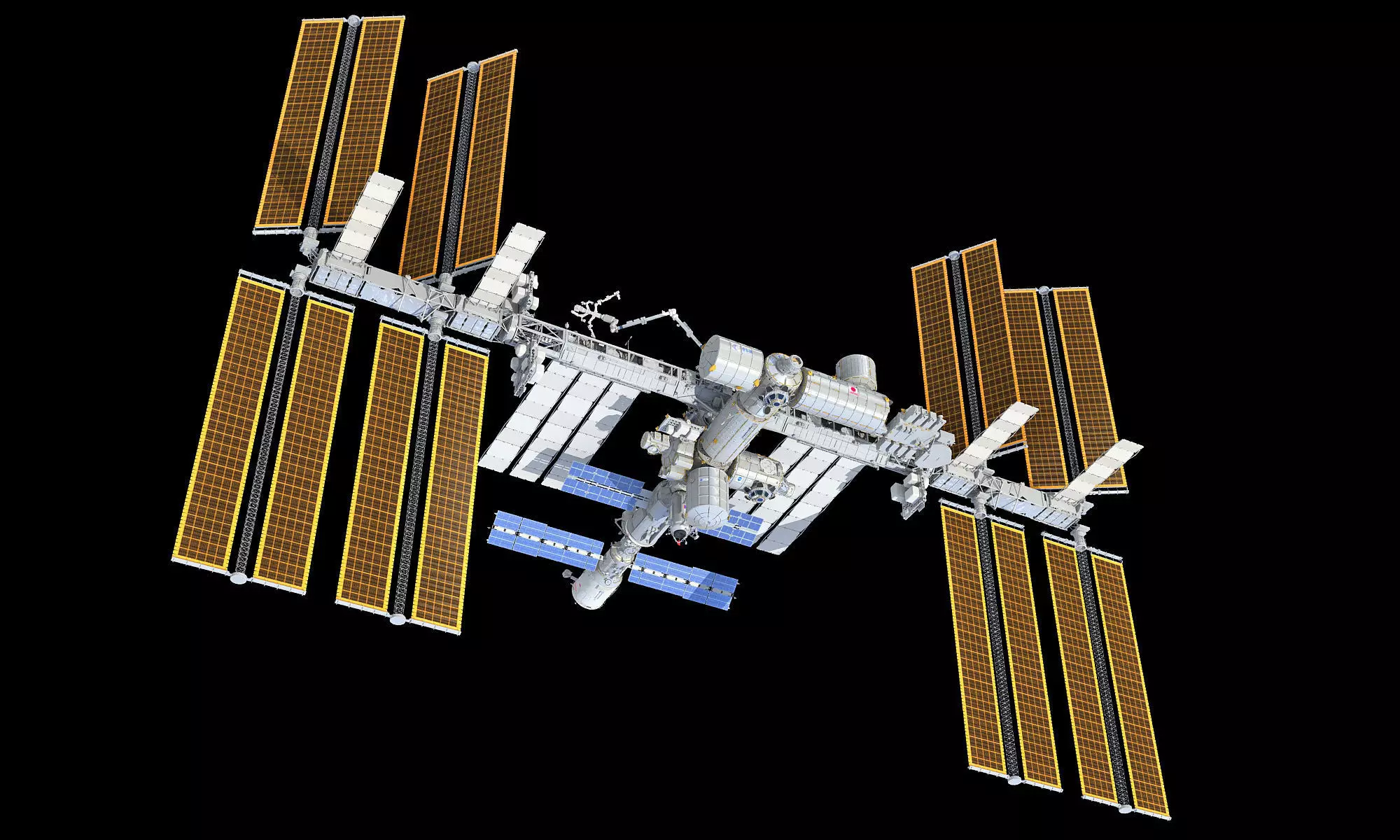 ISS International Space Station 3D model_0