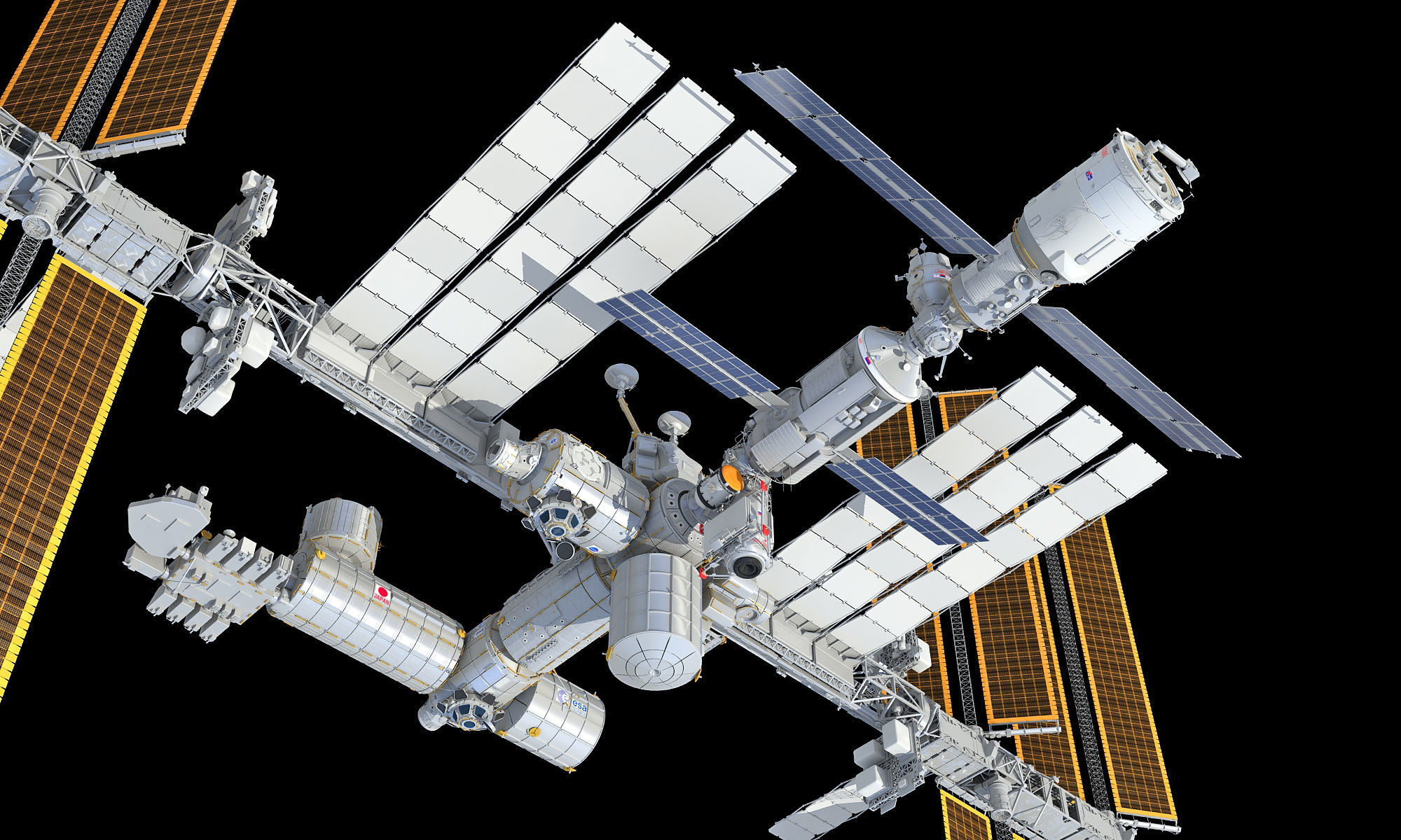 ISS International Space Station 3D model_14