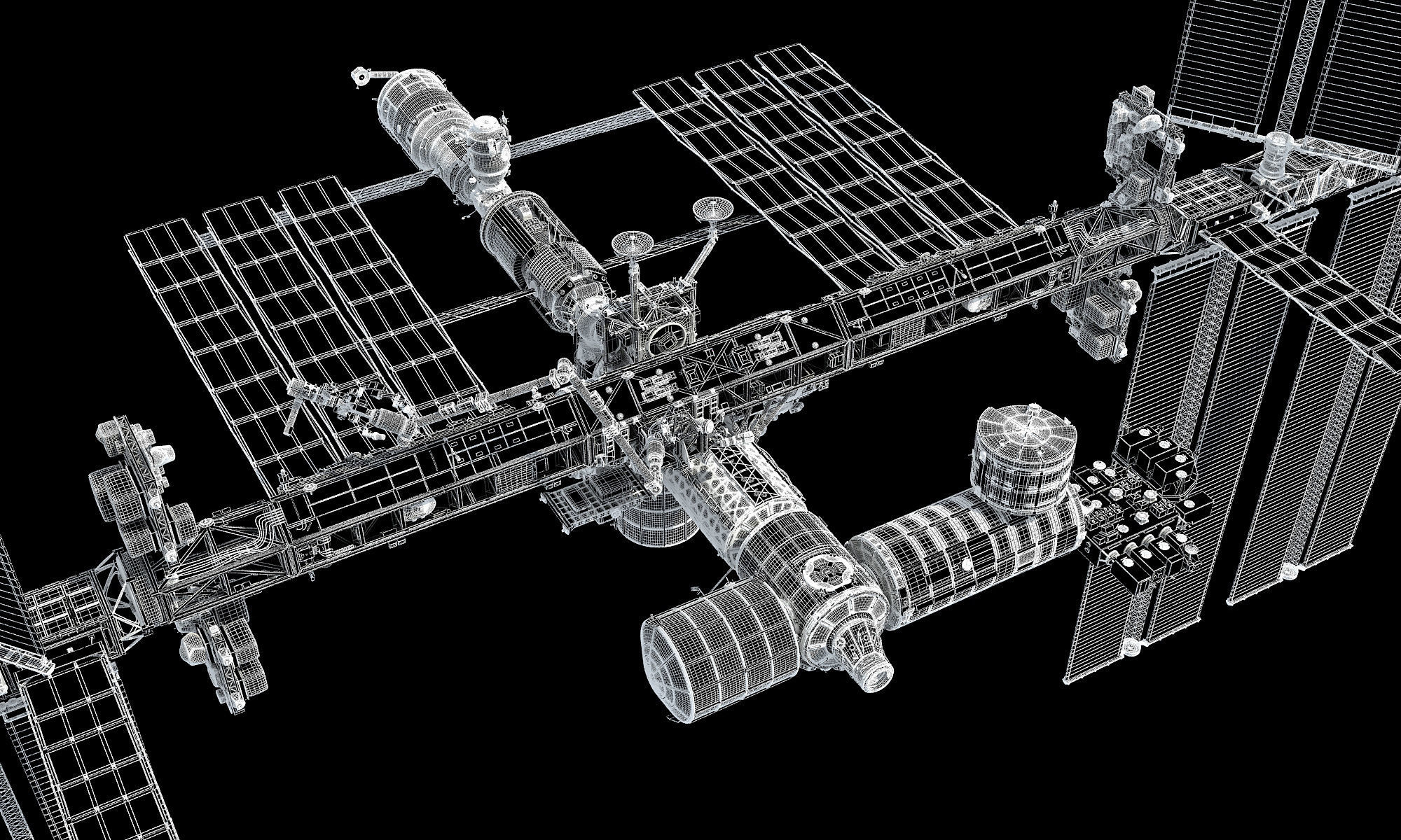 ISS International Space Station 3D model_35
