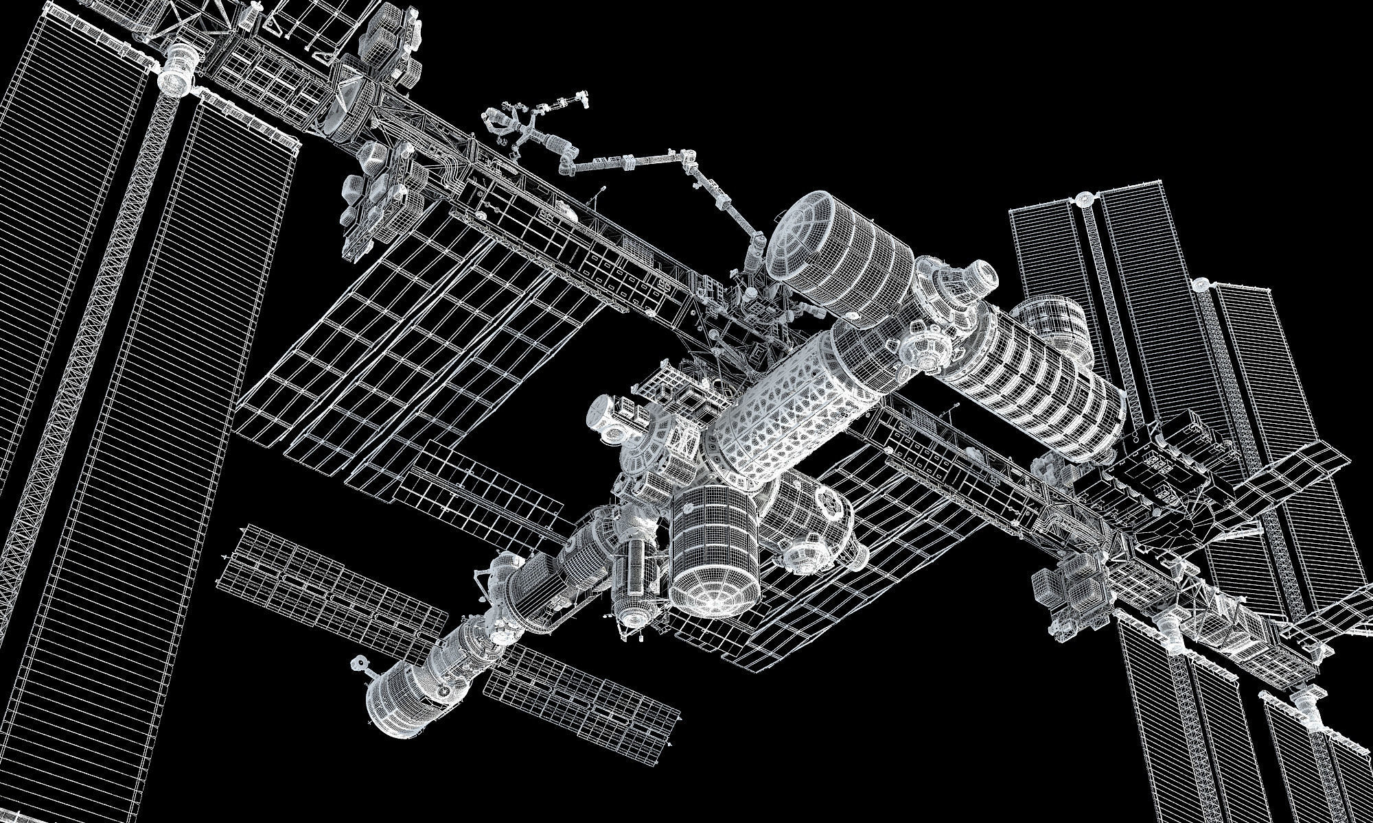 ISS International Space Station 3D model_36