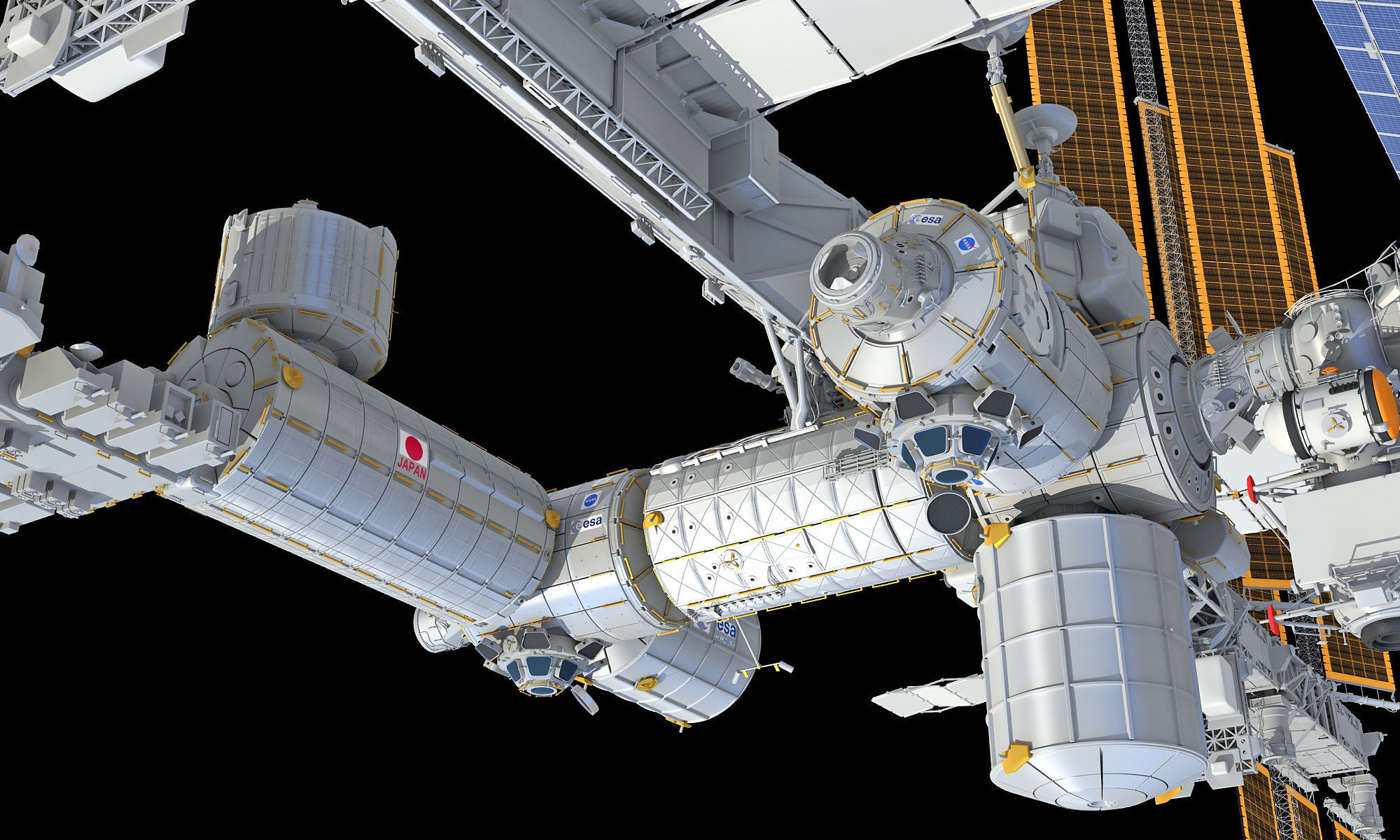 ISS International Space Station 3D model_17