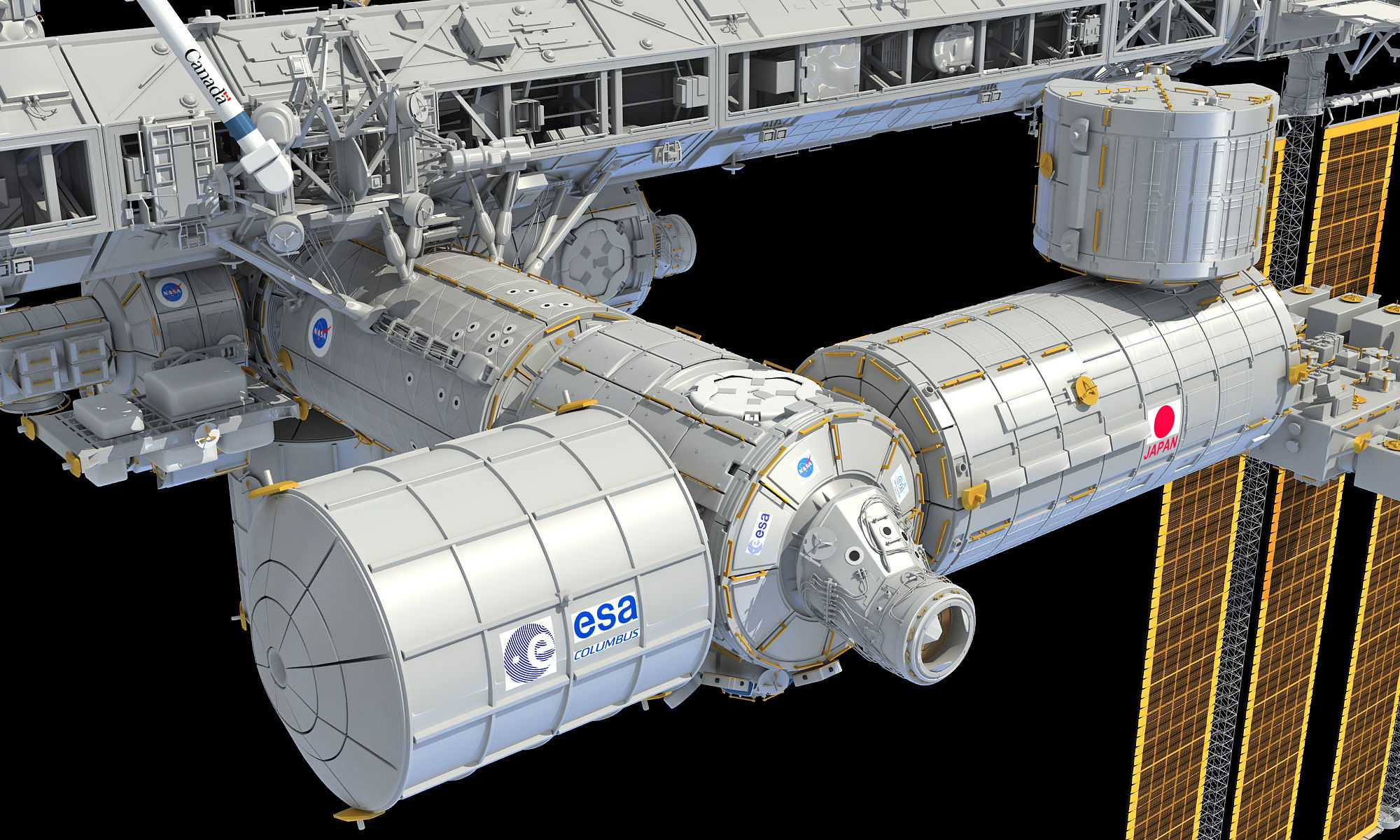 ISS International Space Station 3D model_20