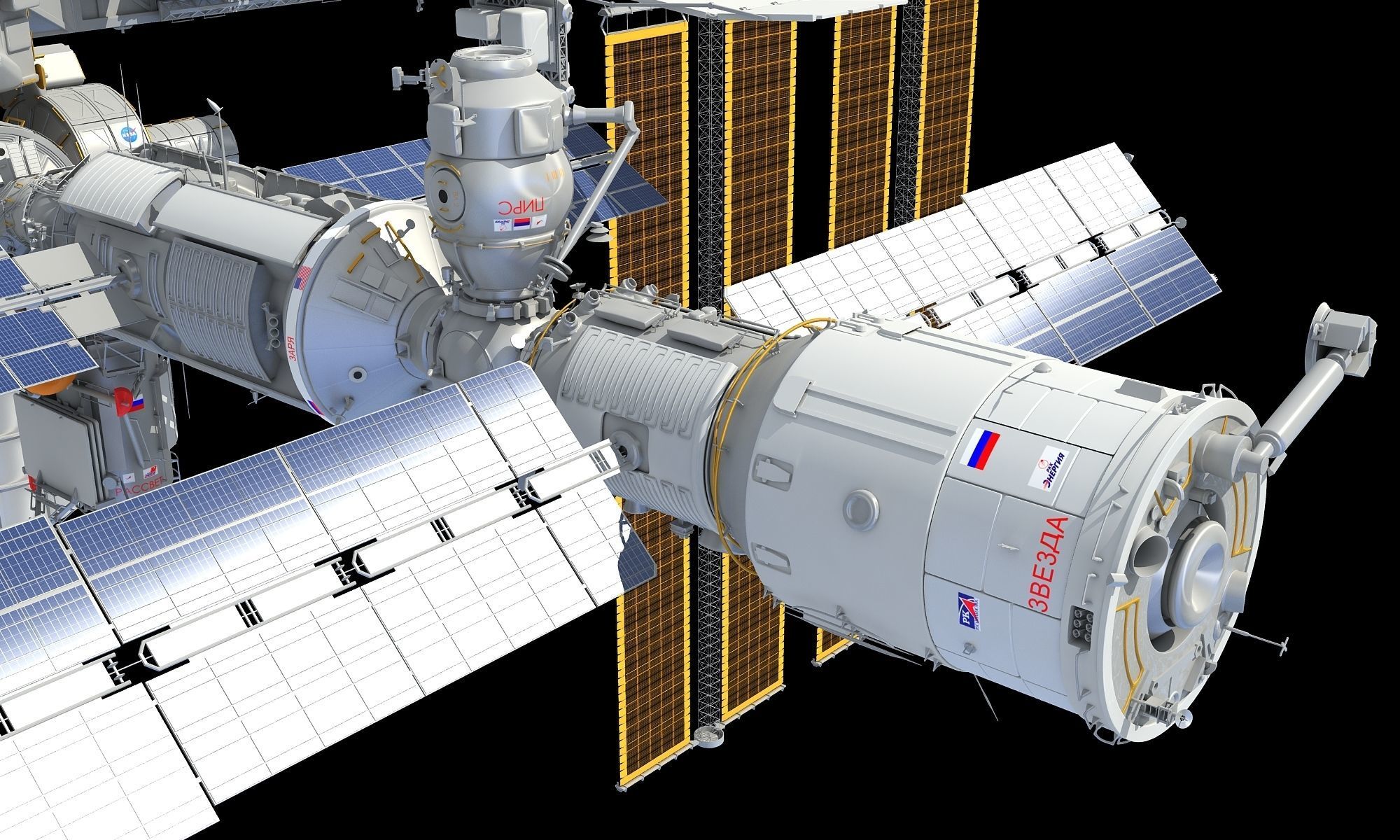 ISS International Space Station 3D model_26