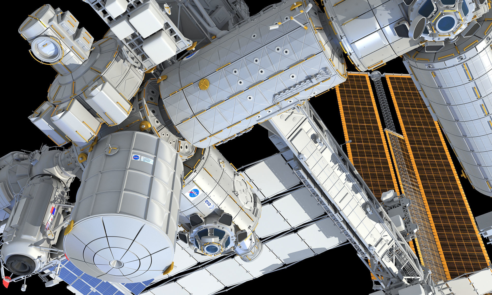 ISS International Space Station 3D model_30