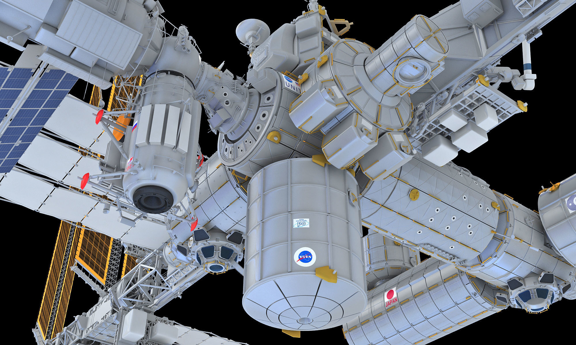 ISS International Space Station 3D model_23