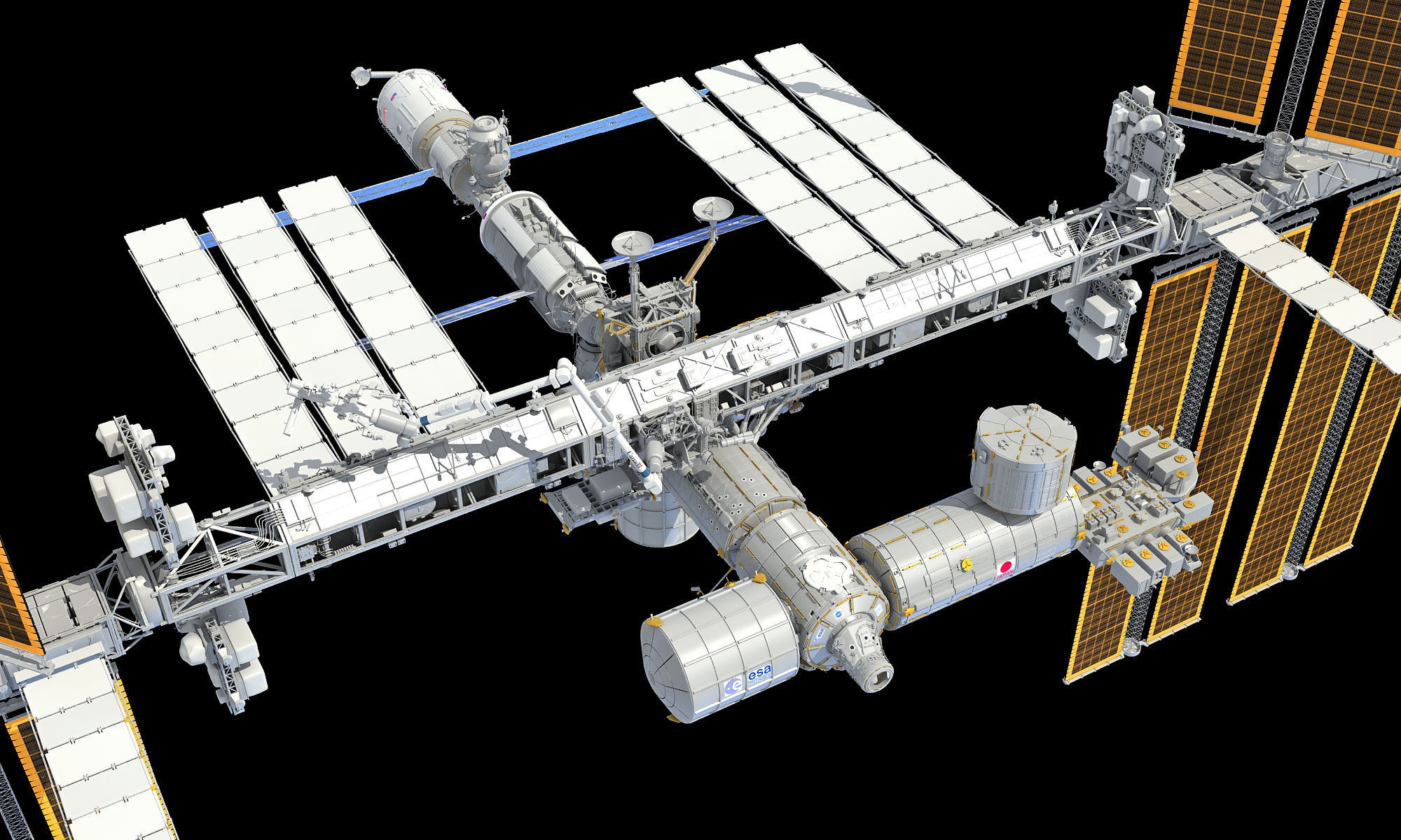 ISS International Space Station 3D model_11