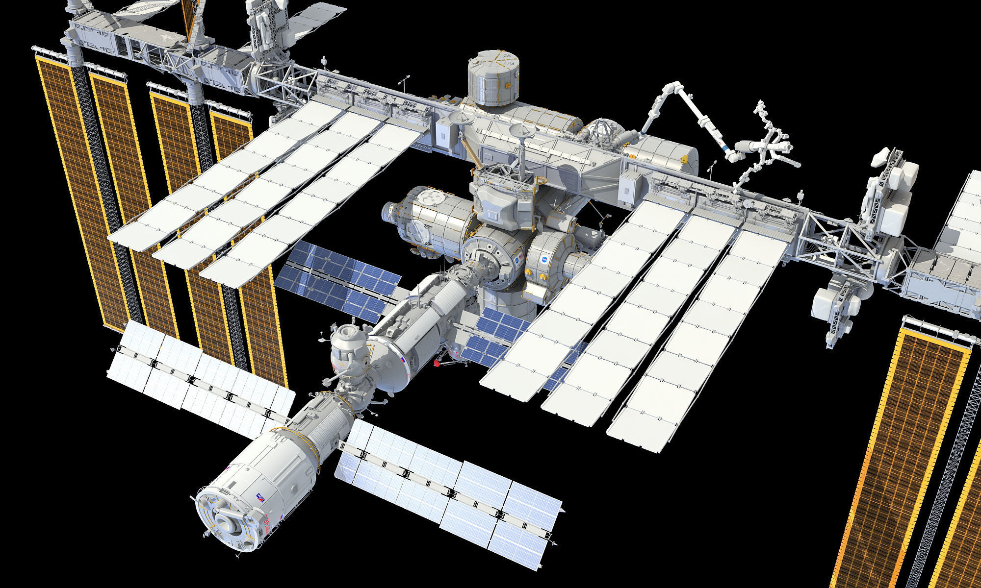 ISS International Space Station 3D model_10