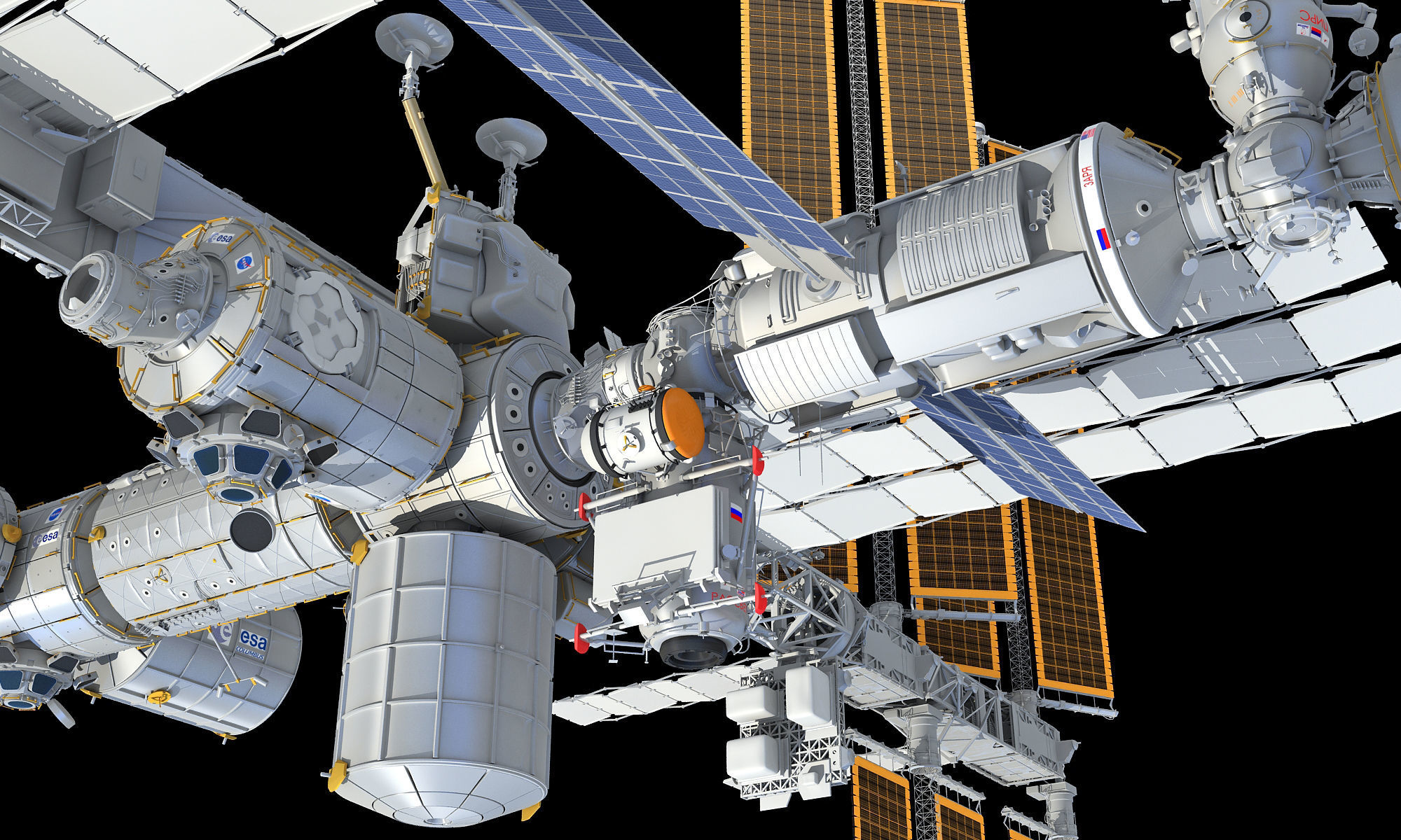 ISS International Space Station 3D model_16
