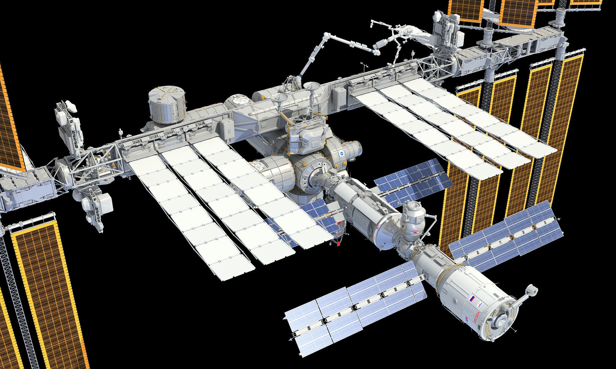 ISS International Space Station 3D model_9