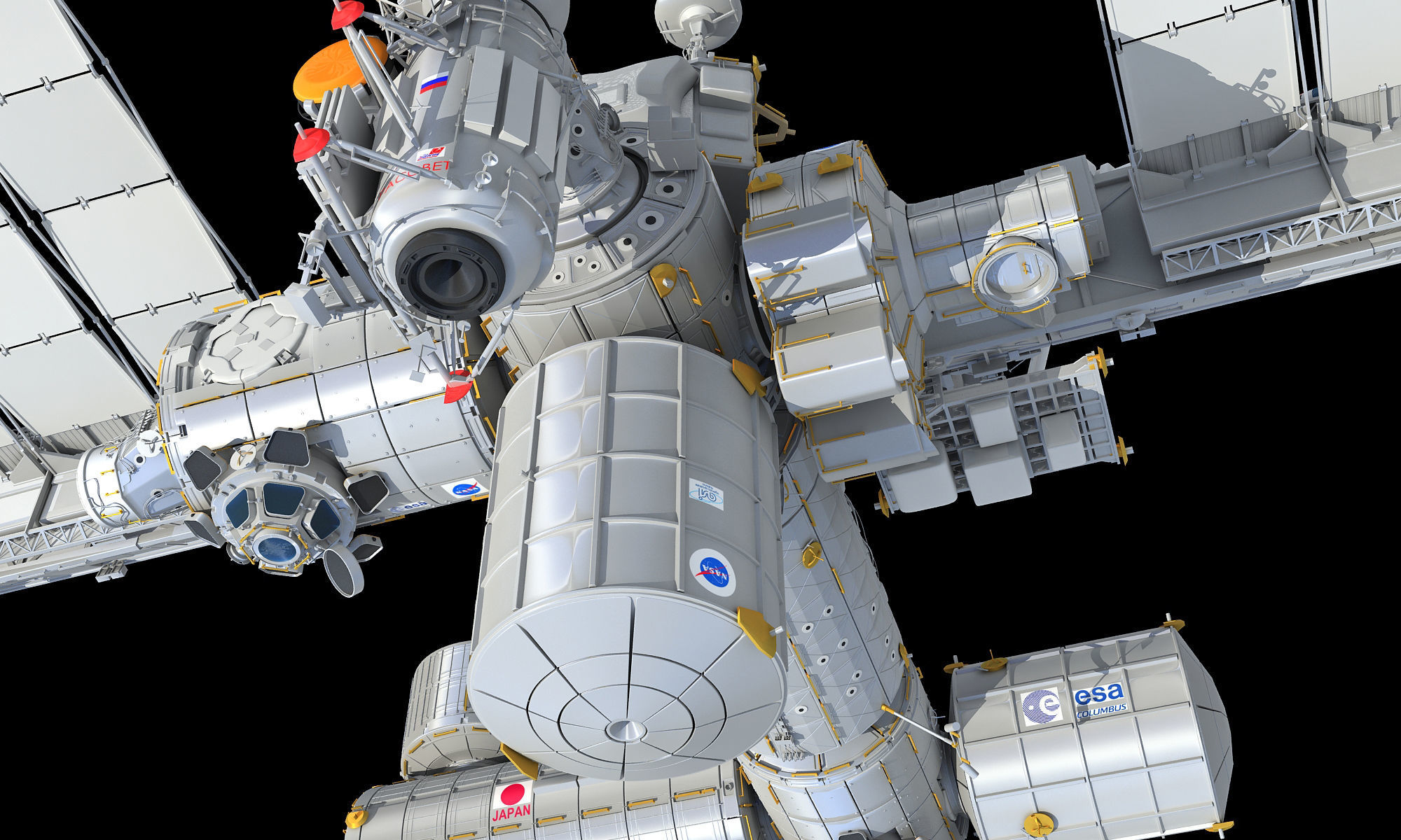 ISS International Space Station 3D model_29