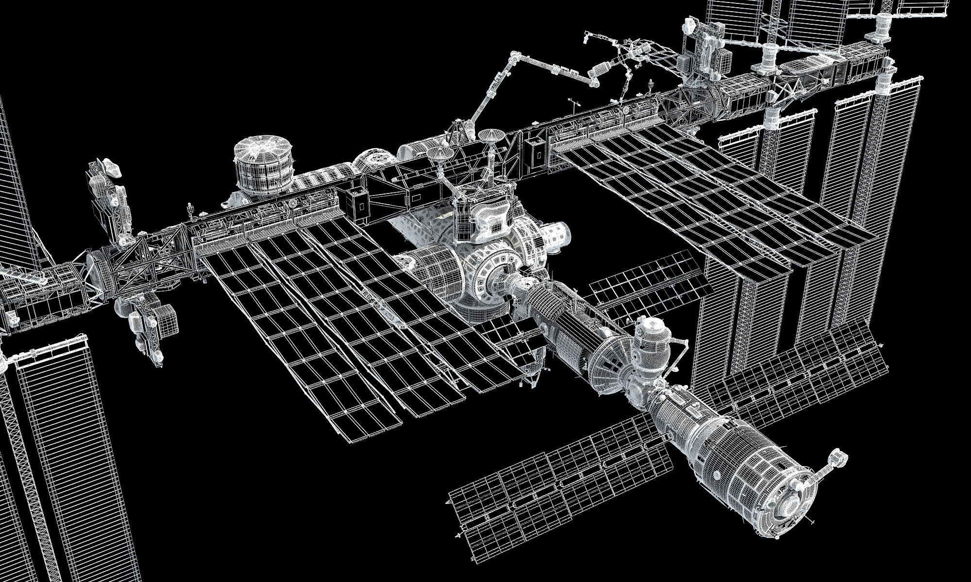 ISS International Space Station 3D model_34