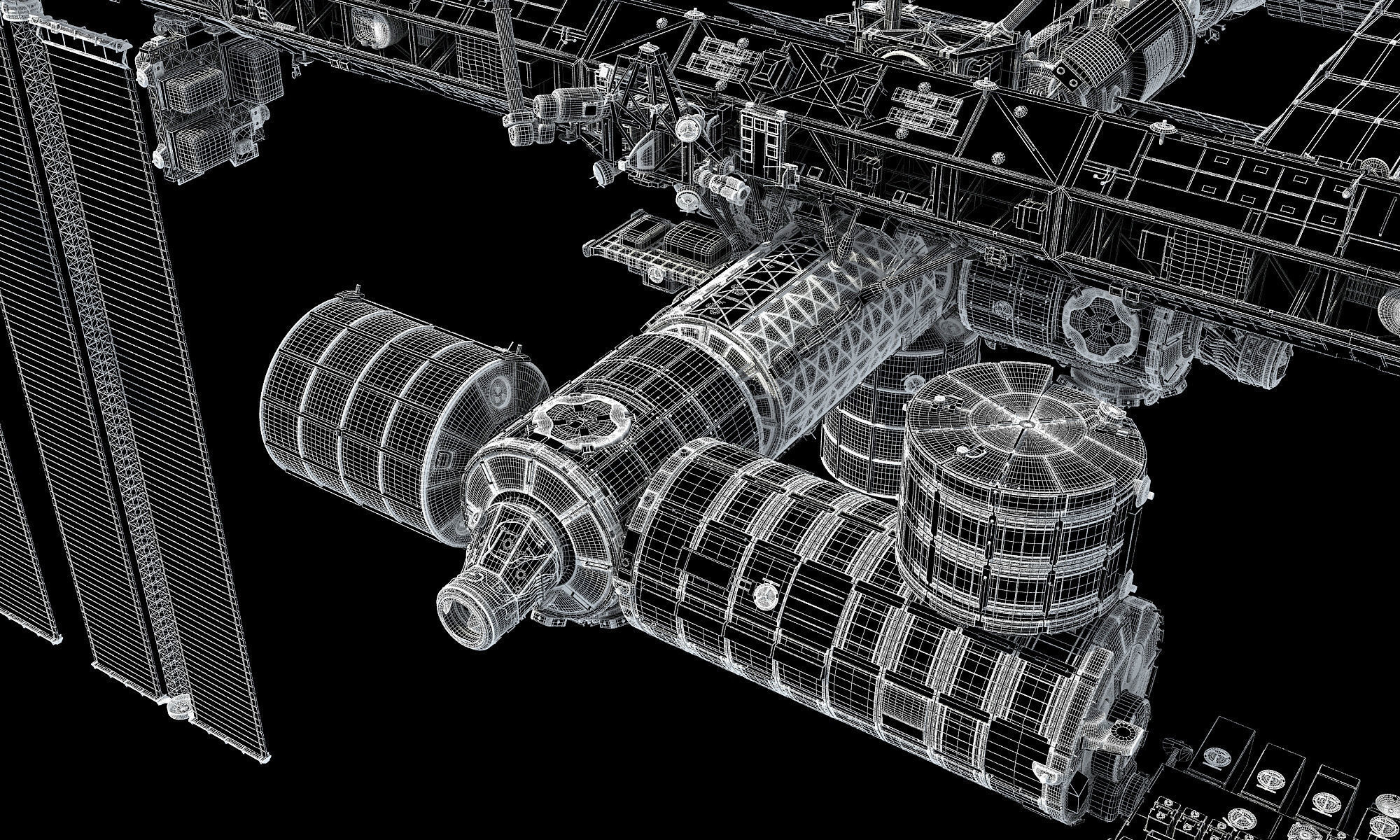 ISS International Space Station 3D model_39
