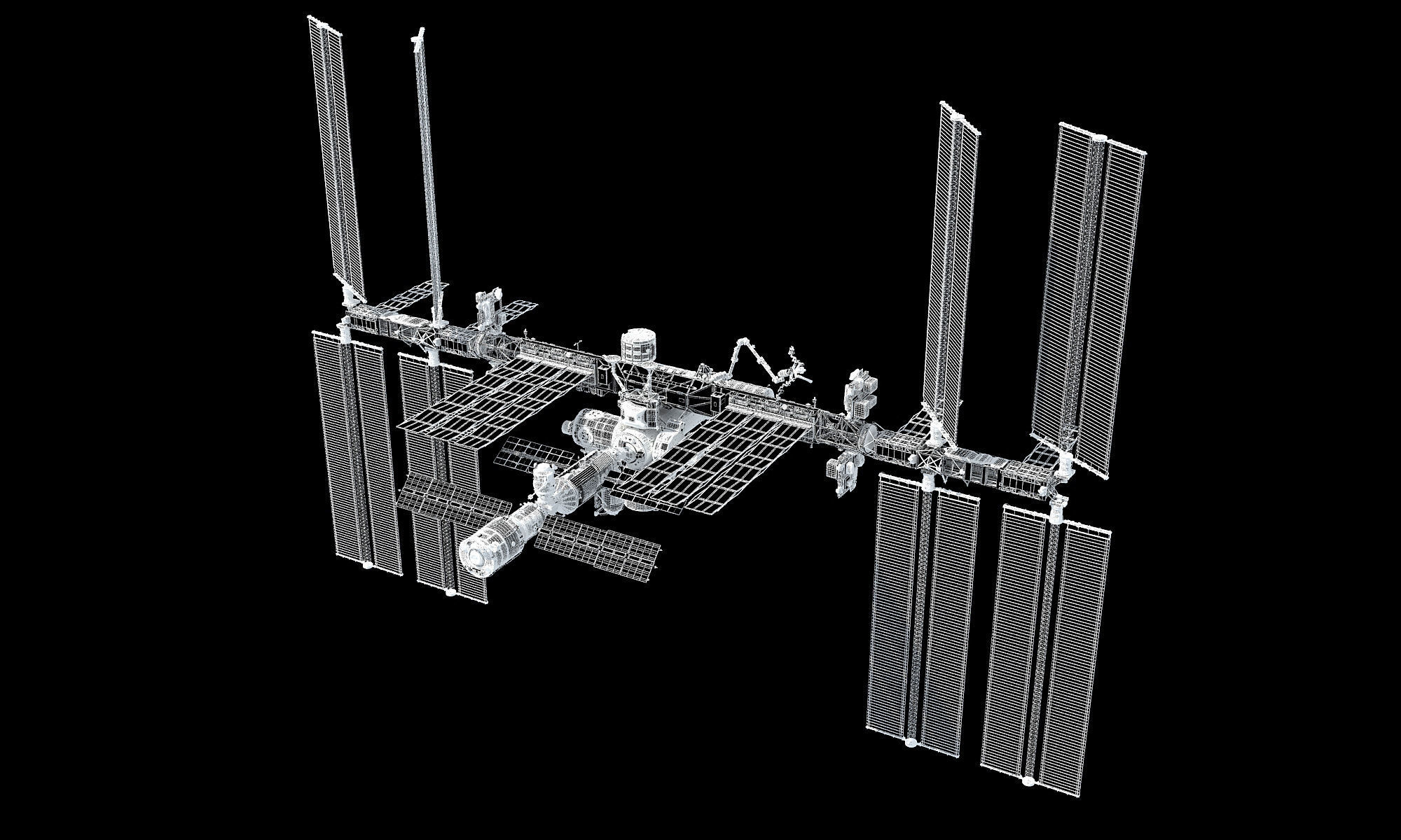 ISS International Space Station 3D model_33