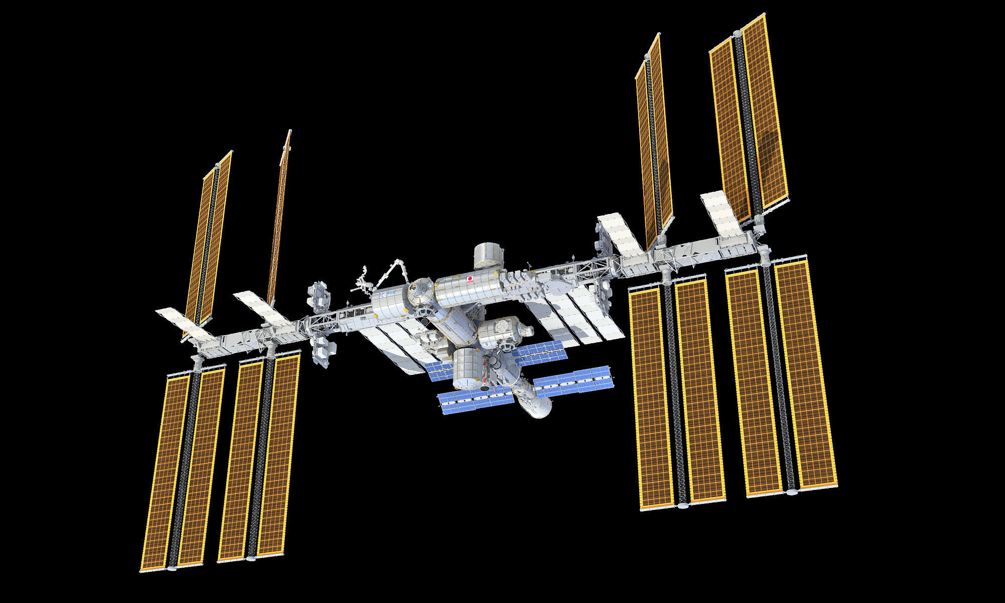 ISS International Space Station 3D model_4