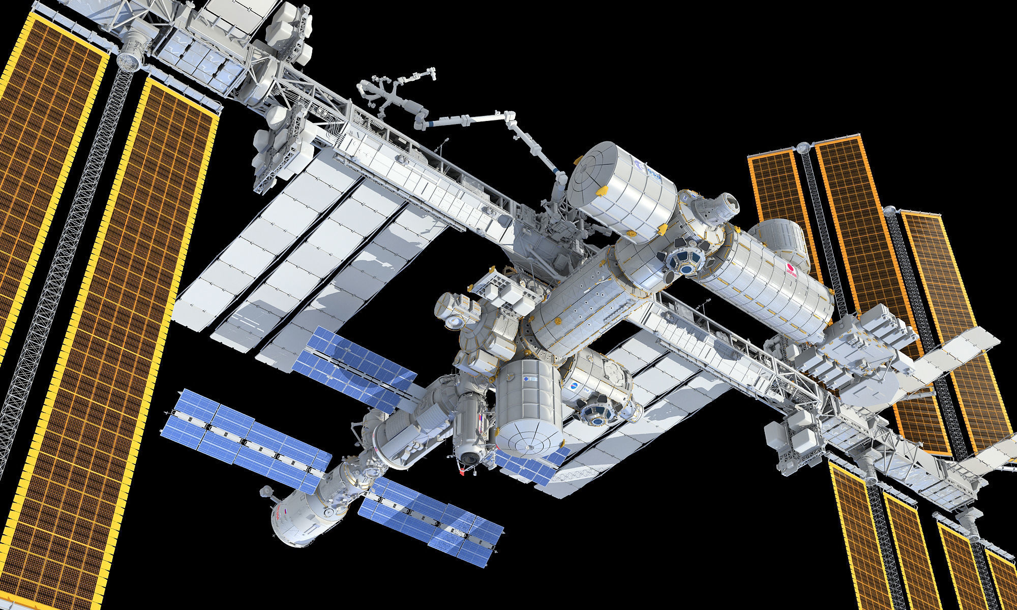 ISS International Space Station 3D model_12