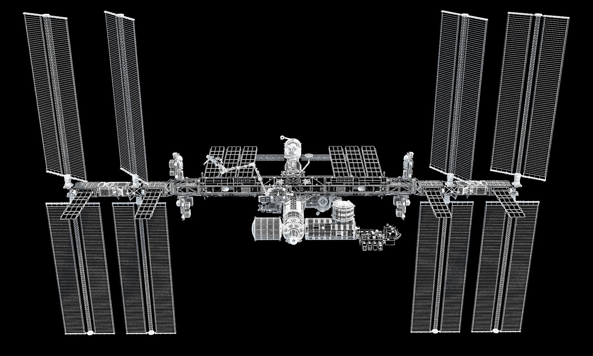ISS International Space Station 3D model_31