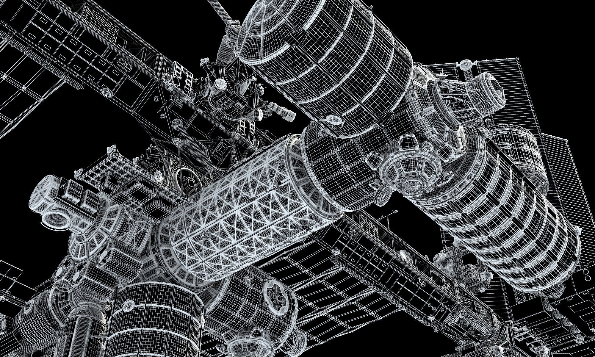 ISS International Space Station 3D model_38