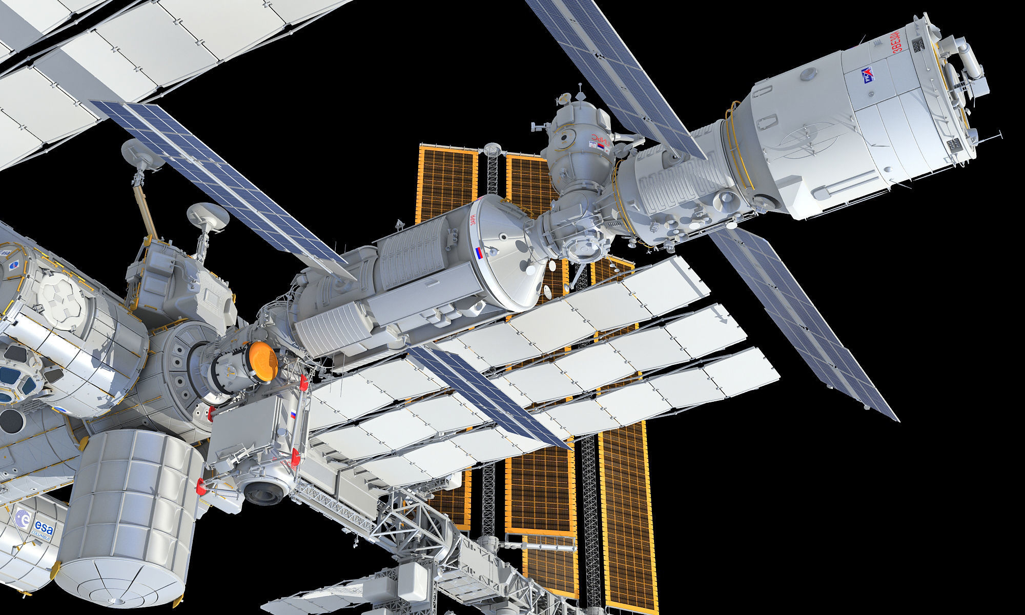 ISS International Space Station 3D model_15