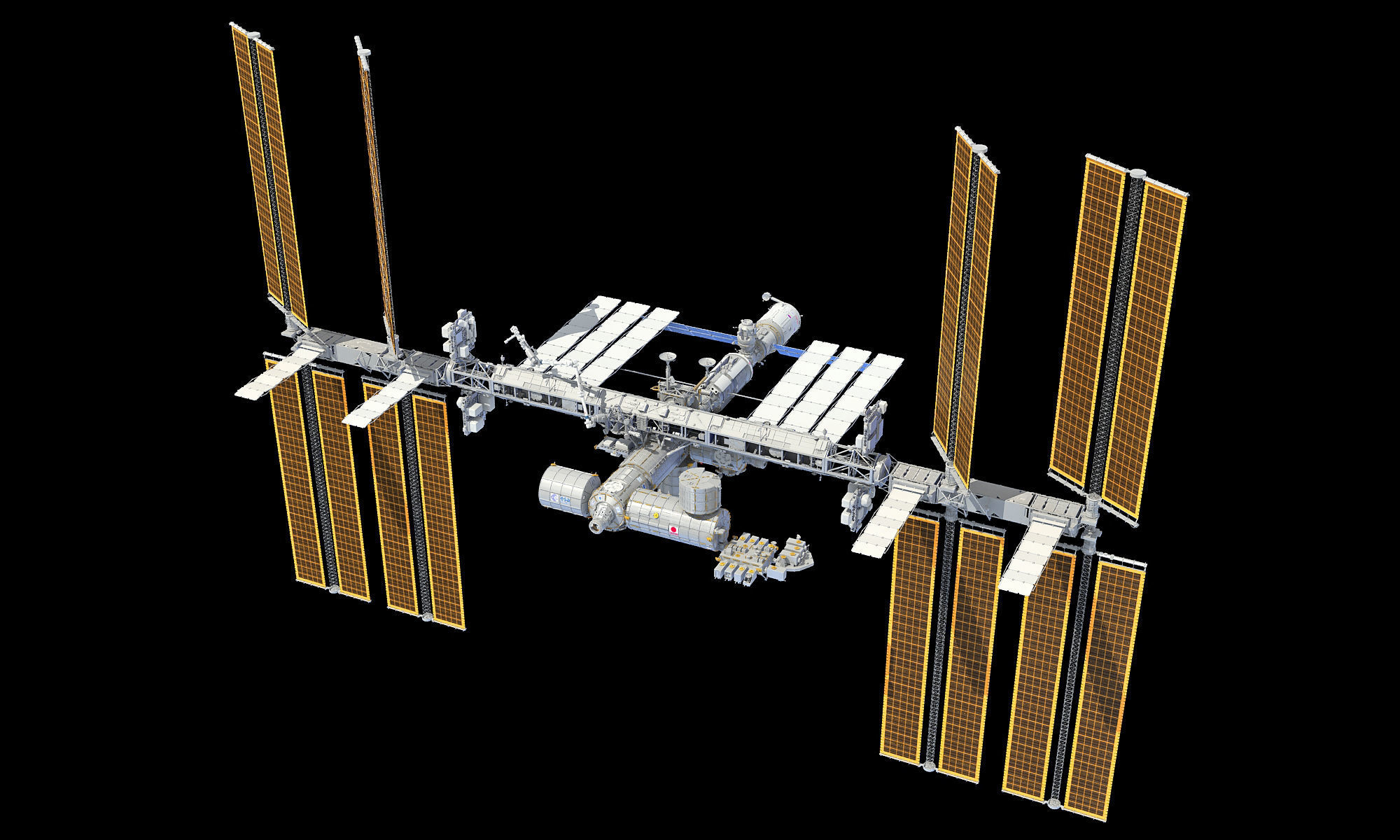 ISS International Space Station 3D model_3