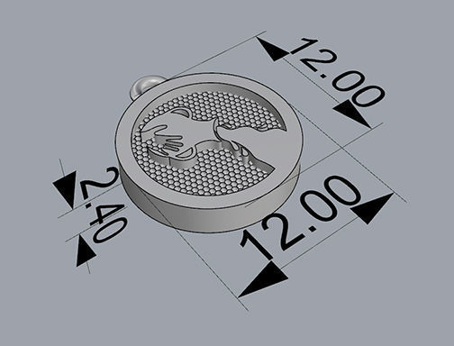 PENDANT ZODIAC 3D print model_7