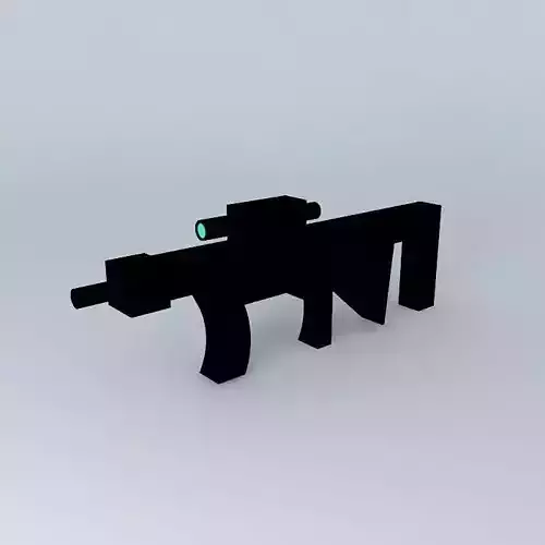that gun Free 3D model
