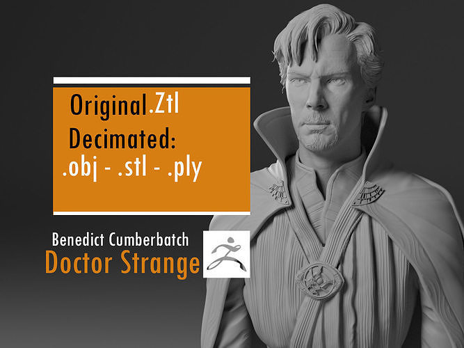 Benedict Cumberbatch - Doctor Strange - Avengers 3D print model