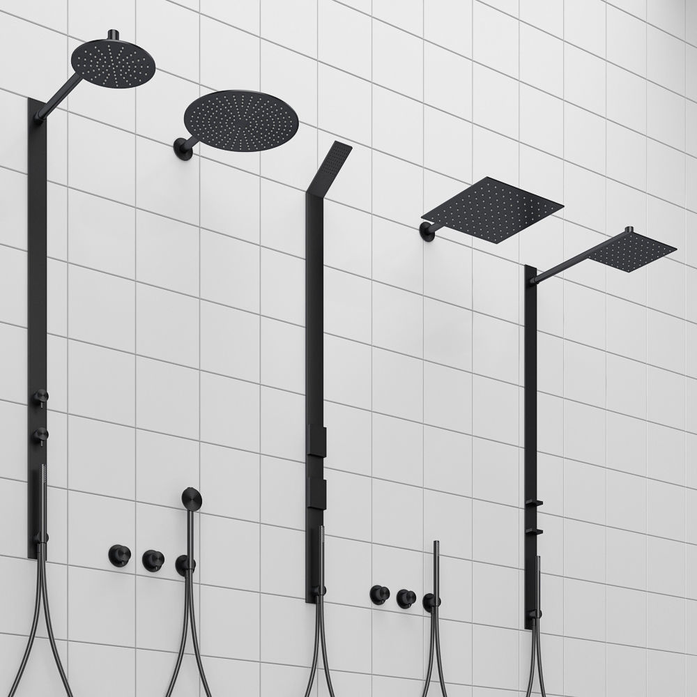 Shower systems and faucets CEA DESIGN set 40 3D model_7