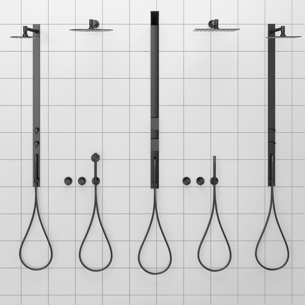 Shower systems and faucets CEA DESIGN set 40 3D model_3