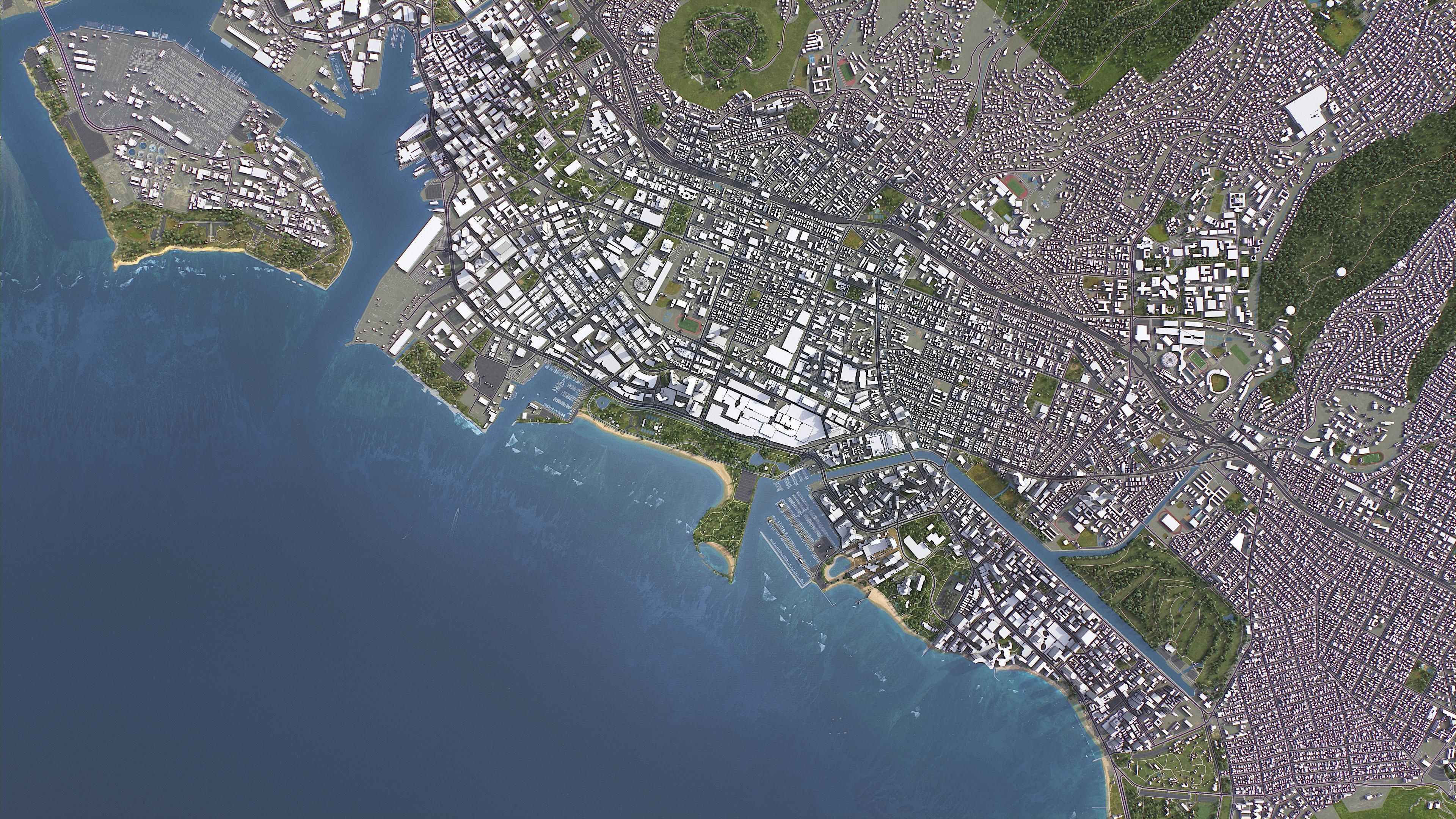 Honolulu Low-poly 3D model_17