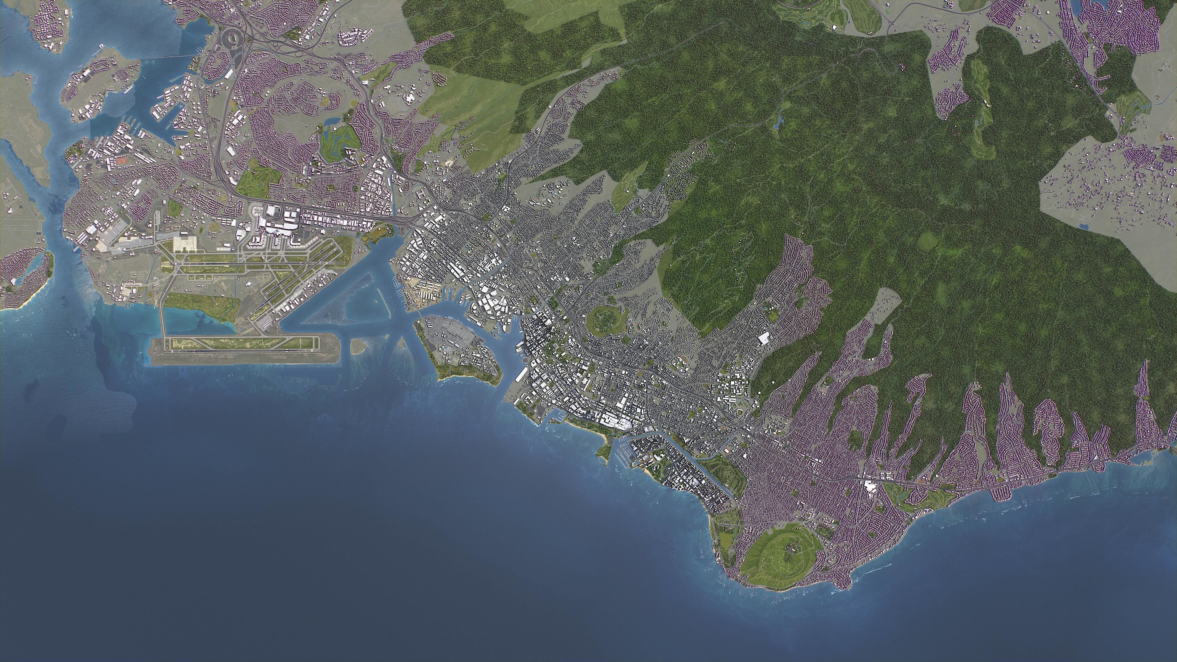 Honolulu Low-poly 3D model_19