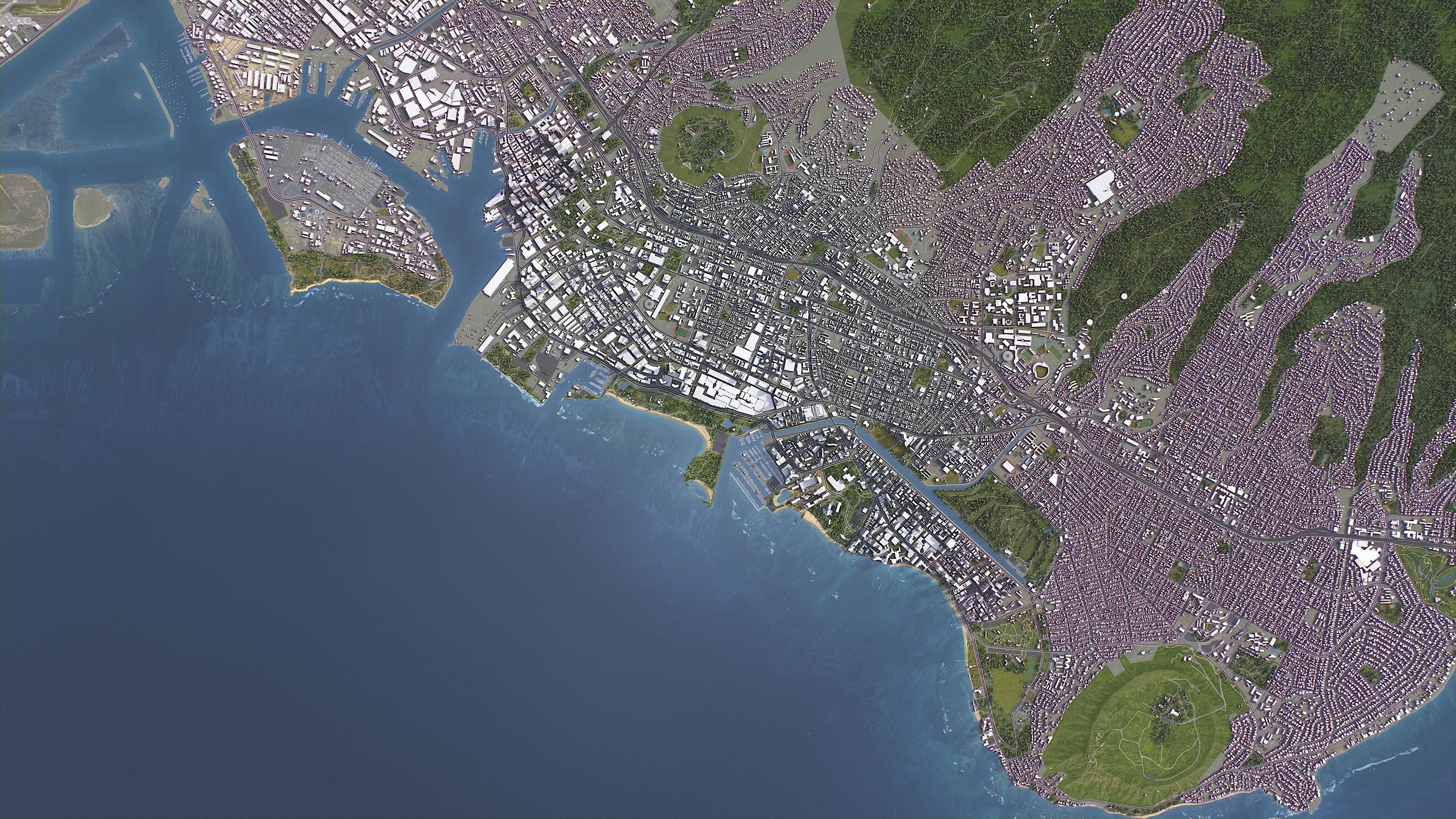 Honolulu Low-poly 3D model_18