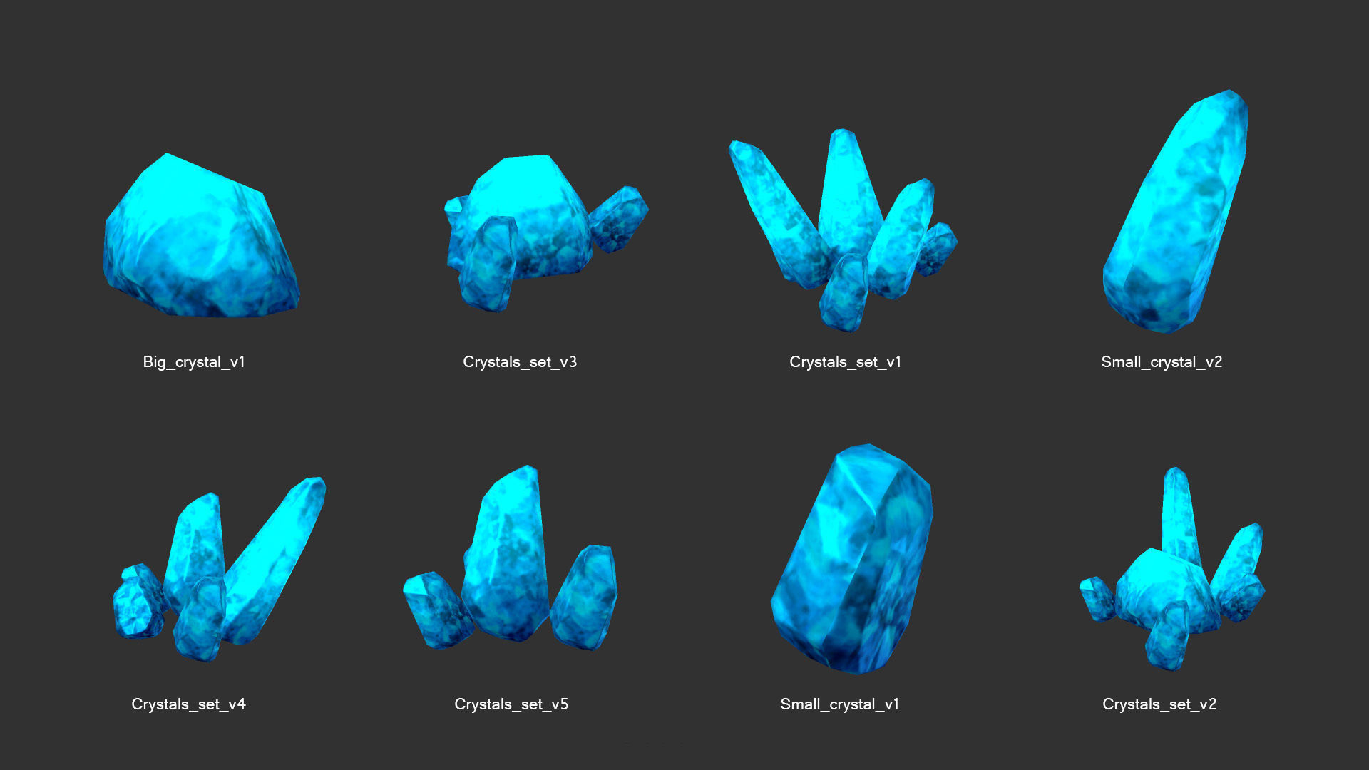 RTS Sci-Fi game assets v3 Low-poly 3D model_6
