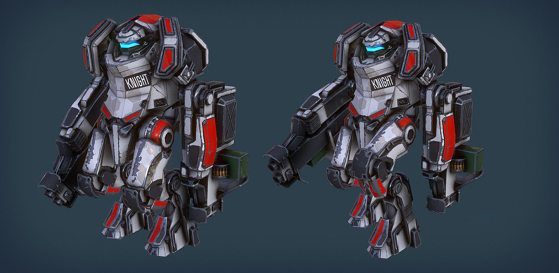 RTS Sci-Fi game assets v3 Low-poly 3D model_28