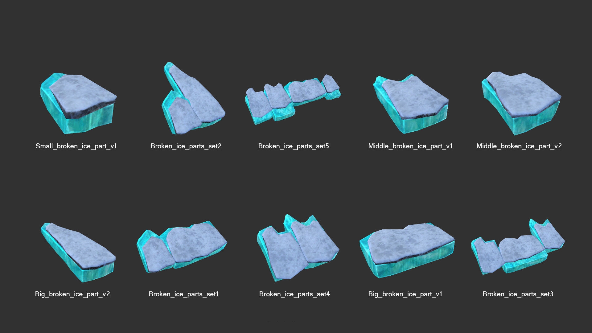 RTS Sci-Fi game assets v3 Low-poly 3D model_5