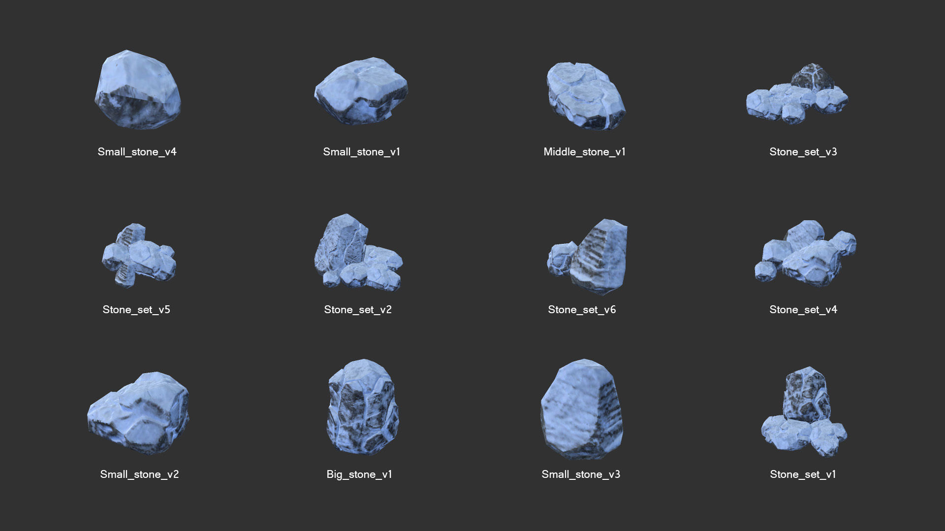 RTS Sci-Fi game assets v3 Low-poly 3D model_8