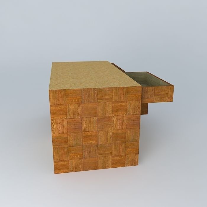 Office Table 3D model_2