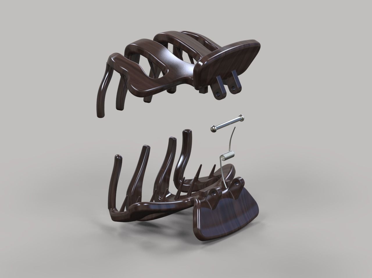 Hair Clip 3D print model_2