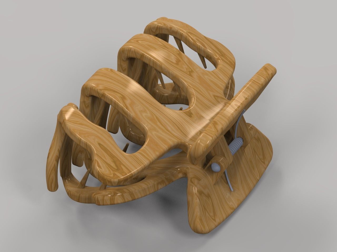 Hair Clip 3D print model_4