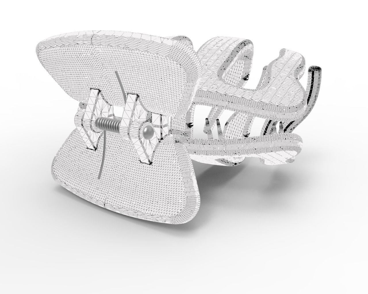 Hair Clip 3D print model_9