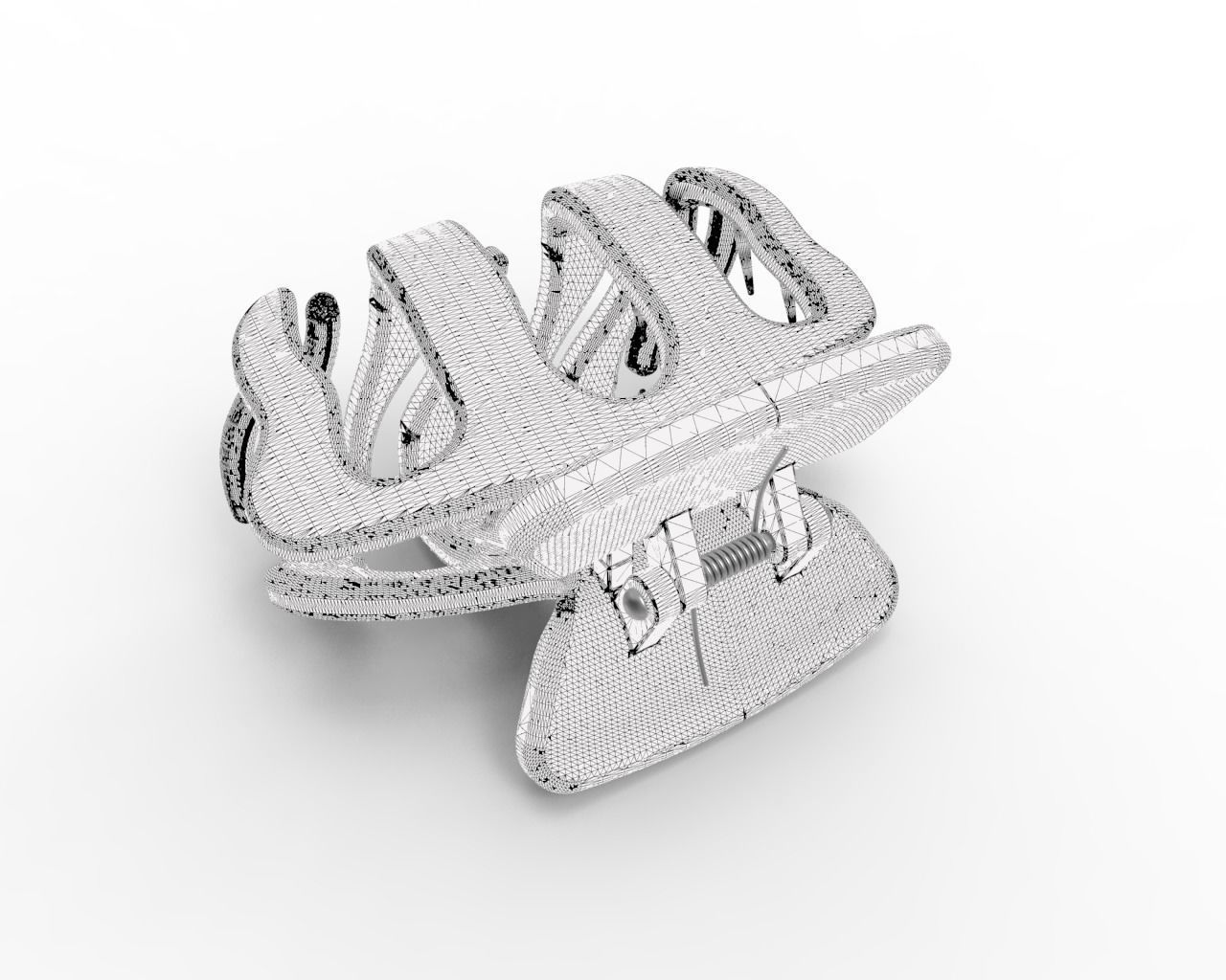Hair Clip 3D print model_8