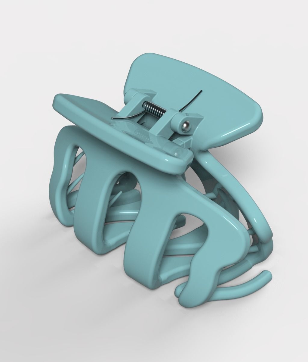 Hair Clip 3D print model_6